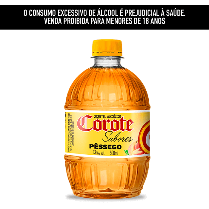 Coquetel Corote Pêssego 500ml