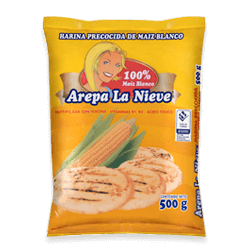 Harina Precocida Blanca La Nieve 500gr